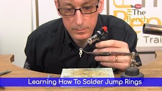 Learning How To Solder  Soldering Jump Rings  Making Your Own Jewellery [upl. by Sayres90]