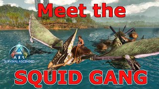 Ark Survival Ascended  Meet the Squid GANG [upl. by Coit]