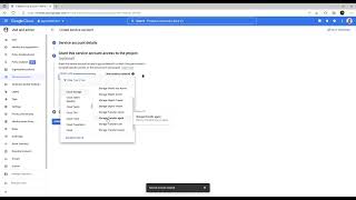 GCP Service Account creation amp assigning Permissions [upl. by Ardnuhsed]
