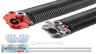 VEVOR Garage Door Torsion Springs 16000 Cycles Pair of 025 x 2 Review [upl. by Edualc944]