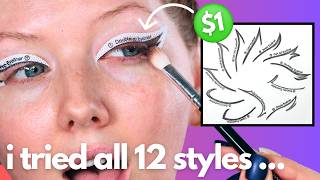 1 EYELINER amp EYESHADOW STENCILS  Would You Try It [upl. by Ubald]