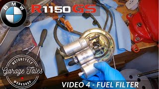 BMW R1150GS Full Service Video4  Fuel Filter Replacement [upl. by Jaquith]