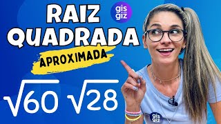 RAIZ QUADRADA NÃO EXATA \Prof Gis [upl. by Naujid778]