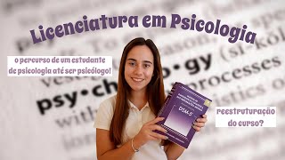 Licenciatura em PSICOLOGIA Universidade de COIMBRA  O PERCURSO até ser PSICÓLOGO  BTS [upl. by Yelha143]