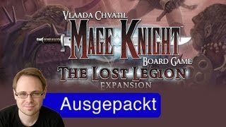 Mage Knight The Lost Legion Spiel  Unboxing amp Rezension  SpieLama [upl. by Couhp]