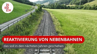 15 Millionen Deutsche haben keinen Bahnanschluss Was tun  So steht es um Streckenreaktivierungen [upl. by Armallas33]