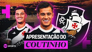 APRESENTAÇÃO DE PHILIPPE COUTINHO NO VASCO DA GAMA  COLETIVA AO VIVO [upl. by Kirwin]