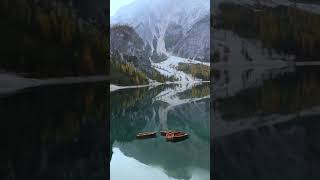 Lago di Braies  Dolomitas Itália [upl. by Lovash]