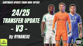 FIFA 22 SQUAD UPDATE 2425 by RYNANEXE for MOD VIP3ER NO EEP MOD  TUTORIAL INSTALL fifa22 [upl. by Zinnes969]