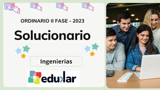 SOLUCIONARIO EXAMEN ORDINARIO UNSA II FASE 2023  INGENIERÍAS [upl. by Weikert483]