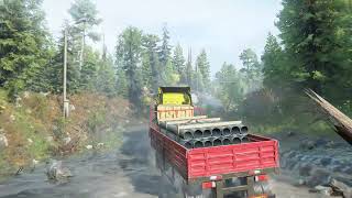 SnowRunner  GGMS Arctos 8x44 Truck Solo Driver [upl. by Segroeg]