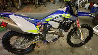 2022 sherco SEF 300 FACTORY 4stroke review PT1 1 hour ride and firstimpressions  dirtbikes [upl. by Nonnek]