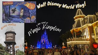 Disney World Vlog Magic Kingdom  Mickey Pumpkins Tianas Bayou Adventure amp Tom Sawyers Island [upl. by Ennylhsa68]