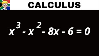 Cubic Equation grade 12 Solve for x [upl. by Eatnoled]