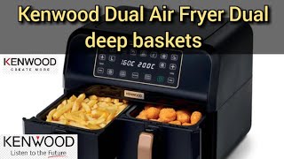 Latest Kenwood Dual Air Fryer Dual Air Fryer uses HFP 70 [upl. by Grizel]