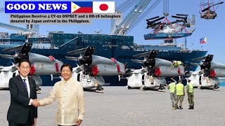 Good News 4 V22 Osprey helicopters donated by the Japanese Government arrived in the Philippines [upl. by Cayser966]