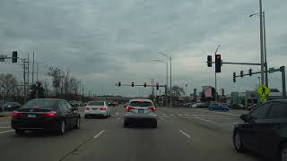 Arlington Heights to Chicago I90 Highway No Talk No Music ASMR [upl. by Walkling]