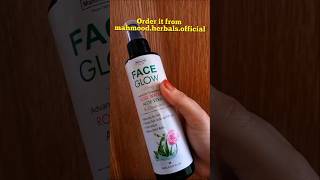 Face glow spray ✨ from mahmood herbals  honest review shorts viralshort [upl. by Nannah]