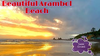 Beautiful Arambol Beach🏖️ Khubsurat Arambol Beach 🏖️ [upl. by Elocyn498]