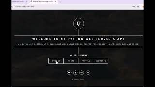 creating timeline post throu api endpoints python pythonprogramming restfulapi [upl. by Ibbor]