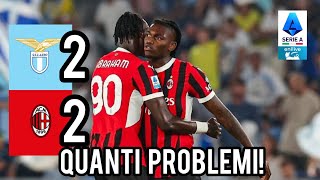 😱LAZIO  MILAN 22 QUANTI PROBLEMI BRUTTO GESTO DI THEO E LEAO Milan Hello [upl. by Vento]