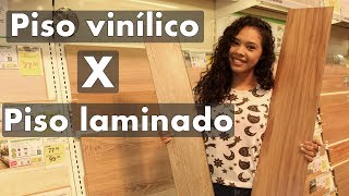 Diferença entre piso laminado e vinílico com Paloma Cipriano [upl. by Ryter]