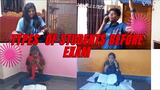 15 Types of students before exams viral comedy [upl. by Ailenroc]