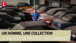 Un homme une collection  il possède pas moins de 80 Peugeot 306 CABRIOLET quotsortie de grangequot [upl. by Aleyam809]