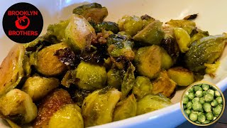 Roasted Brussels Sprouts with Garlic  A Healthy and Flavorful Side Dish [upl. by Irpac]