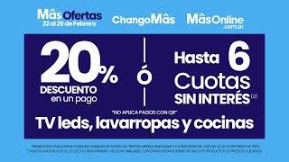 Disfrutá de Mas Ofertas hasta el 29 de febrero en ChangoMas y MasOnline [upl. by Earvin863]