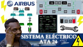 ⚡Sistema ELÉCTRICO⚡ AVIÓN Airbus A320 ATA 24 😲  Procedimiento de EMERGENCIA 2 MOTORES fallan 🔥🛬🔥 [upl. by Namien]