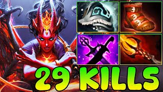 29 Kills QOP Dota 2 Mid Lane Beast  Best Queen Of Pain Dota 2 Pro Gameplay Guide Build 737 [upl. by Oznole986]