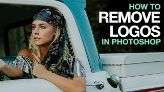 How to Remove Distracting Logos in Photoshop [upl. by Jagir]