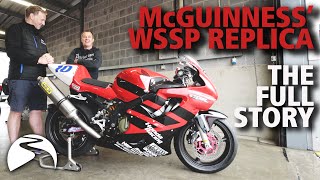 John McGuinness builds his own World Supersport replica [upl. by Idmann]