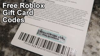 Free Roblox Gift Card Codes 2023  24 [upl. by Verine349]