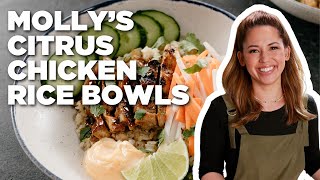 Molly Yehs Citrus Chicken Rice Bowls  Girl Meets Farm  Food Network [upl. by Annerahs668]