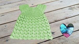 Vestido en relieve precioso tejido a crochet todas las tallas [upl. by Rumpf]