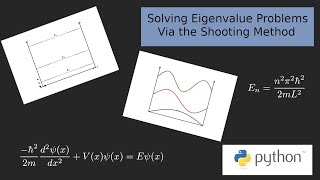 Solving Eigenvalue Problems Via the Shooting Method [upl. by Ahsilek424]