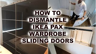 IKEA PAX WARDROBE DISMANTLING [upl. by Soisatsana]