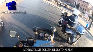 MOTOCICLISTI POLIZIA DI STATO SQUADRA NIBBIO [upl. by Dyanna]