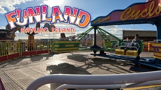 On Ride POVs of most of the rides at Funland Hayling Island [upl. by Anilef]