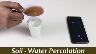 Soil  Water Percolation  ThinkTac  DIY Science [upl. by Edurtreg]