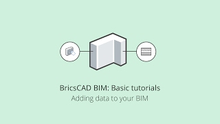 Adding data  BricsCAD BIM Basics [upl. by Rehposirhc]