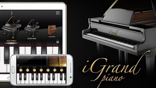 iGrand Piano for Android with iRig MIDI 2  MIDI keyboard [upl. by Brahear677]