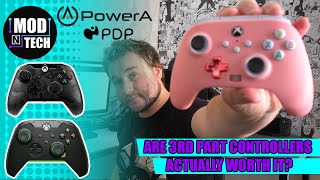 Are PDP And Power A Xbox Wired Controllers Worth It Or Should You Buy Official Ones [upl. by Noakes]