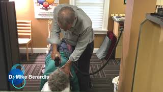 Chiropractic Adjustment without Cracking the Neck or Spine [upl. by Htaeh63]