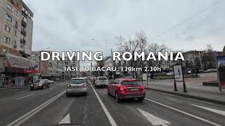 🇹🇩 Long driving Romania 🇹🇩 IASI to BACAU Driving Tour [upl. by Horatia]