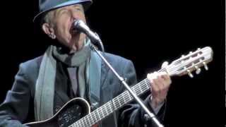 Leonard Cohen The Partisan Dublin 12092012 [upl. by Innig]