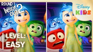 Spot the Difference  Level EASY  Inside Out 2  Disney Kids [upl. by Muriel]