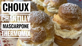 Choux chantilly mascarpone thermomix [upl. by Calvin]